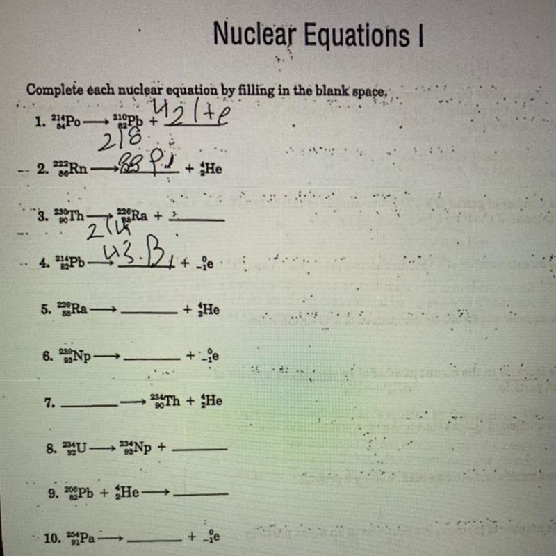 How do I solve Nuclear Equations?-example-1