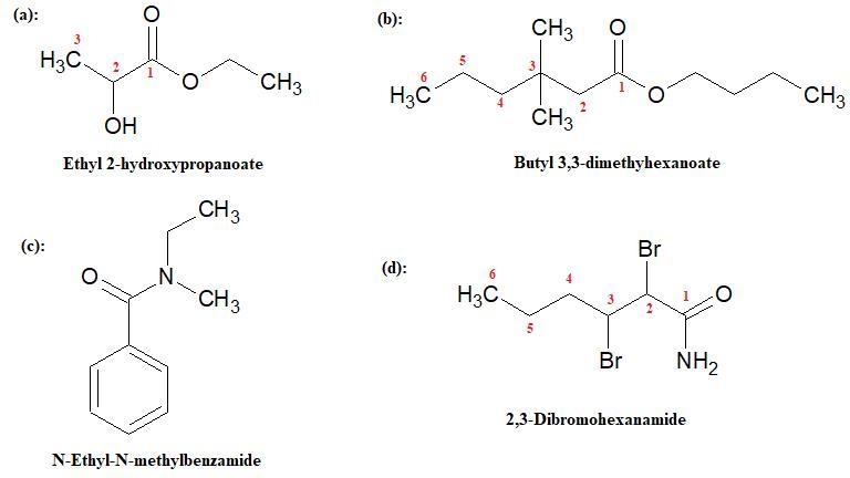 Draw and upload the structures of the following derivatives of the carboxylic acids-example-1