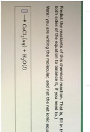 Predict the reactants of this chemical reaction. That is, fill in the left side of-example-1