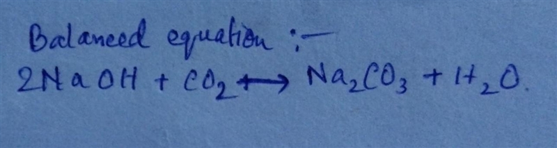 2 NaOH (s) + CO2(g) → Na2CO3 (s) + H20 (I) How many grams of water can be produced-example-1