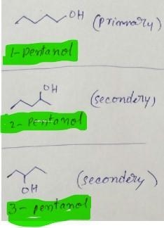 Write the structural formula for a primary, a secondary, and a tertiary constitutionally-example-1