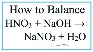 What is the molecular equation for HNO3 + NaOH-example-1