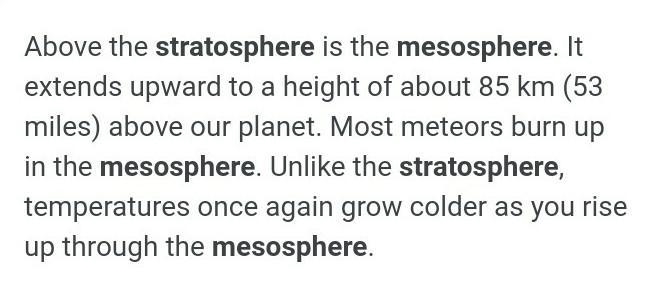 How are the stratosphere and the mesosphere similar-example-1