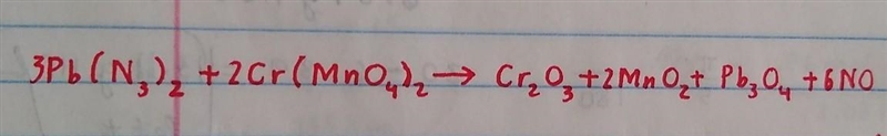 balance the following reaction using LCM method by showing each steps Pb (N3)2 + Cr-example-1