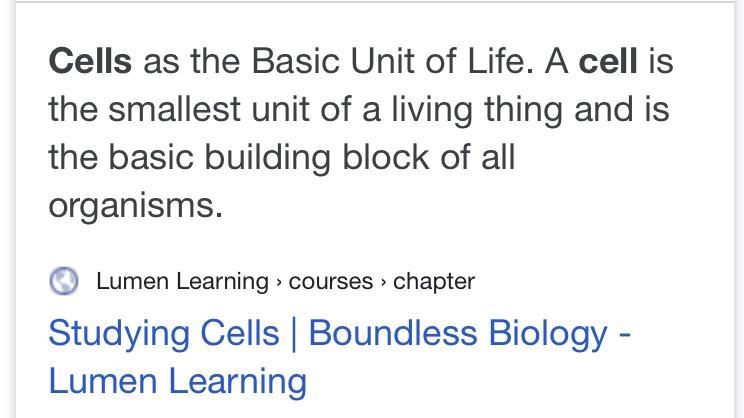 Cells are the basic unit of life true or false-example-1