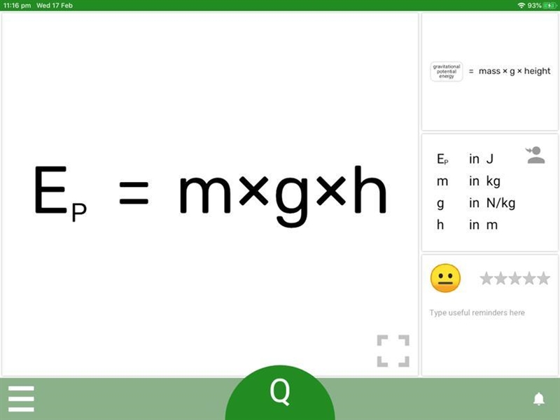 What is the equation for calculating gravitational potential energy on the Earth-example-1