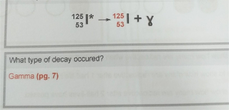 Which type radiation is in the nuclear equation below: A. Alpha Decay B. Beta Decay-example-1