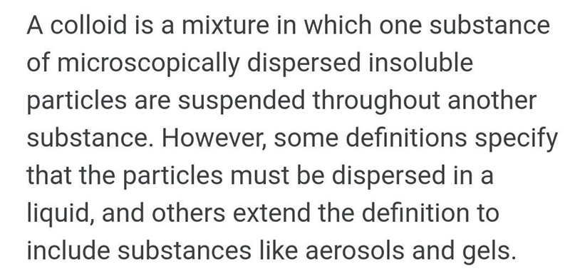 Guys! I need a long inforation about... "Colloidal solutions Types of colloids-example-1