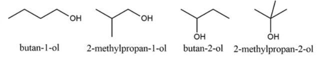 Draw the structures and provide the names of all the isomeric alcohols that have the-example-1