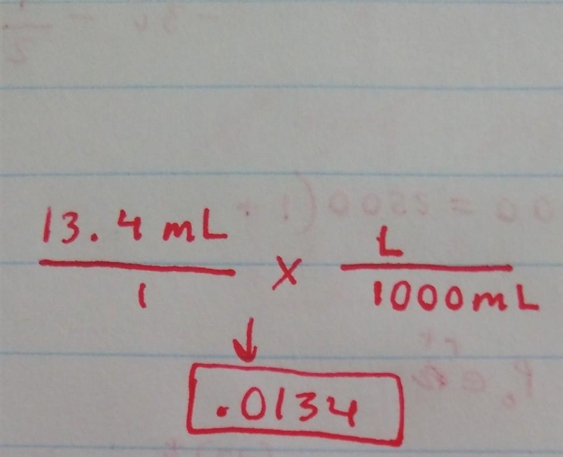 A 13.4 mL sample of CO2 gas was collected in an experiment. What is this volume in-example-1