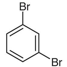 Identify acceptable names for the molecule. A benzene ring with two bromine atoms-example-1