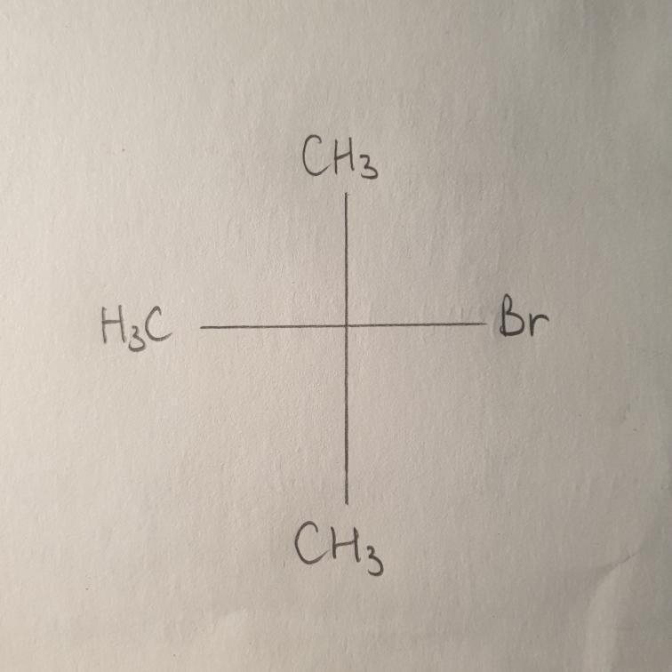 Draw The structural formulae of 2 bromo,2 methyl propene​-example-1