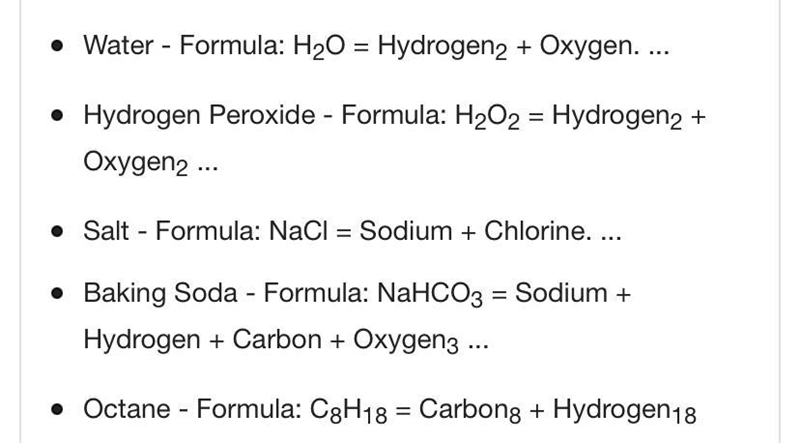 What is a compound ? Give five examples ?​-example-1