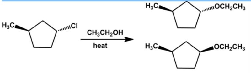 8.7 Two products are formed in the following reaction in a 50:50 mixture. Would the-example-1