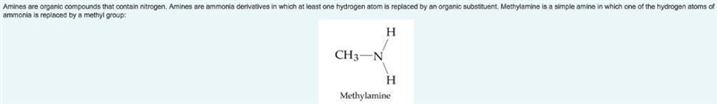 Amines and amides are organic compounds that contain nitrogen. Amines are ammonia-example-2