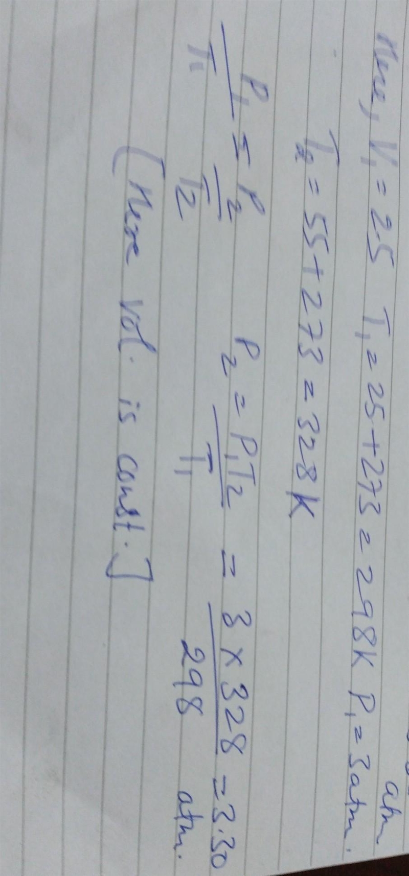 A 2.5 L container is filled with propane. The ambient temperature is 25°C and the-example-1