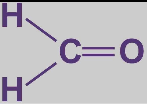 Methanal is the simplest aldehyde, with one carbon atom. Draw the structural model-example-1