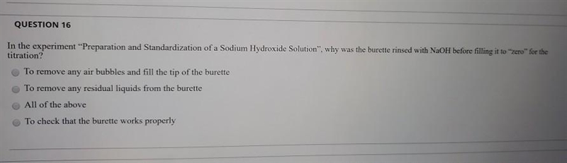 In the experiment "Preparation and Standardization of a Sodium Hydroxide Solution-example-1