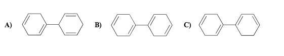 Rank the following compounds in order of increasing stability, putting the least stable-example-1