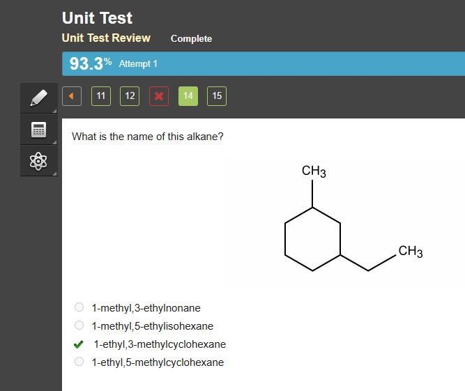 PLEASE HURRY! What is the name of this alkane? A skeletal model has a hexagon ring-example-1