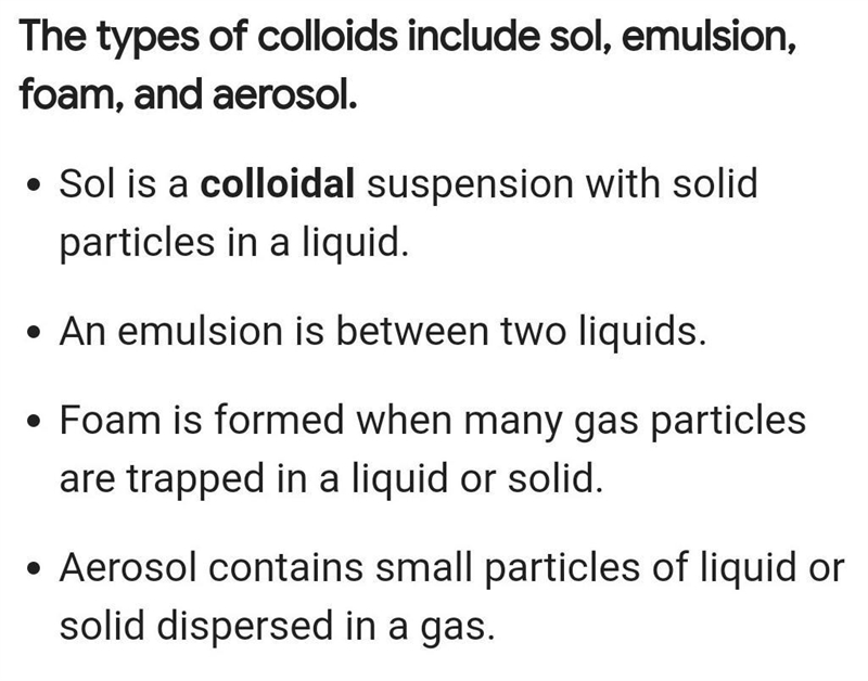 Guys! I need a long inforation about... "Colloidal solutions Types of colloids-example-2