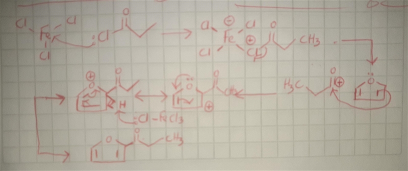 Electrophilic aromatic substitution of furan favors addition to the 2-position because-example-1