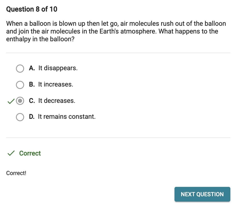 When a balloon is blown up then let go air molecules rush out of the balloon and join-example-1