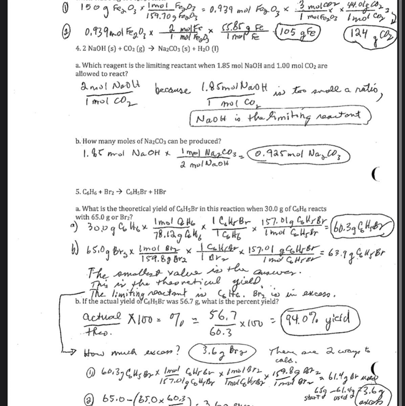 Calculate the number of grams of Fe and the number of grams of Coz formed when 0.150 kg-example-1