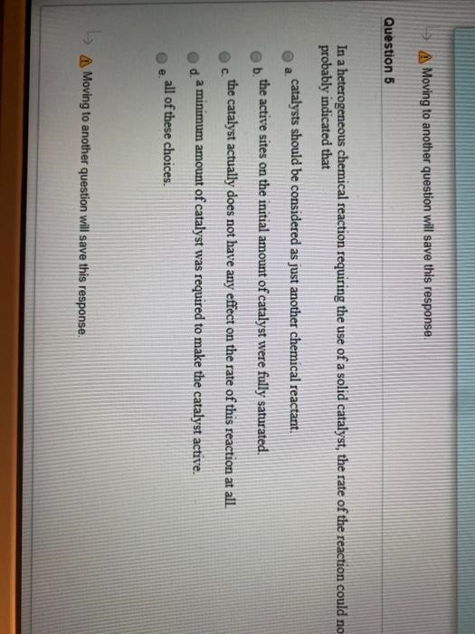 In a heterogeneous chemical reaction requiring the use of a solid catalyst, the rate-example-1