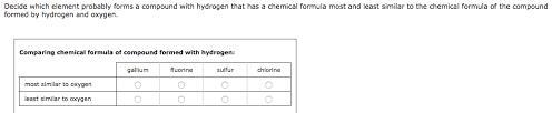 Decide which element probably forms a compound with hydrogen that has a chemical formula-example-1