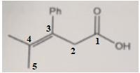 What is the IUPAC name of the following compound? Select one: a. 4-methyl-3-phenyl-example-2