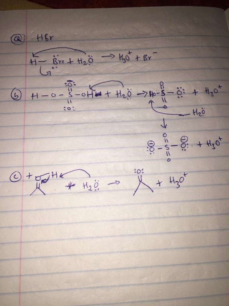 Write an equation for the proton transfer reaction that occurs when the following-example-2