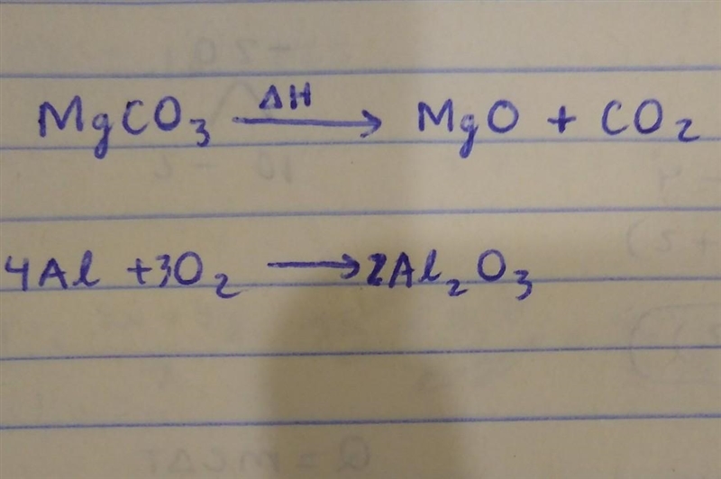 Complete and balance the following chemical equations. Identify the reaction type-example-1