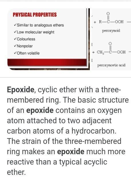 Chemical properties of epoxide​-example-1