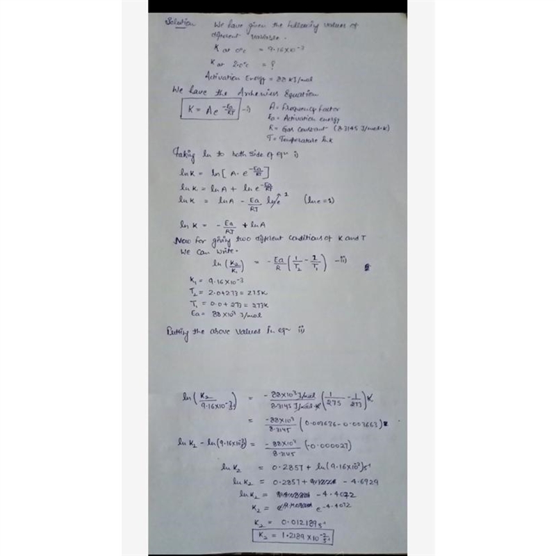 He specific rate constant, k, for the following first-order reaction is 9.16 x 10-3 s-example-1