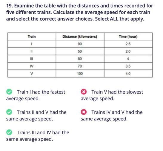 PLS GUYS HELP!!!! Examine the table with the distances and times recorded for five-example-1