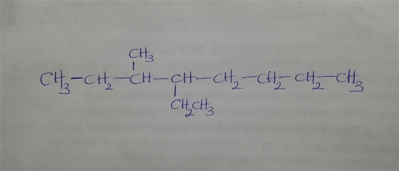 Hydrocarbon. 4-ethyl-3-methyloctane-example-1