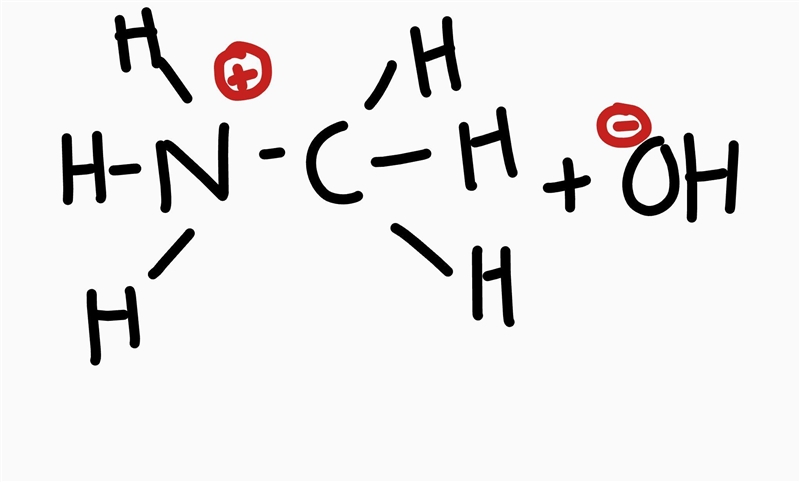 Methylamine is a base because it can bond to H+. Draw Lewis structures to show how-example-2