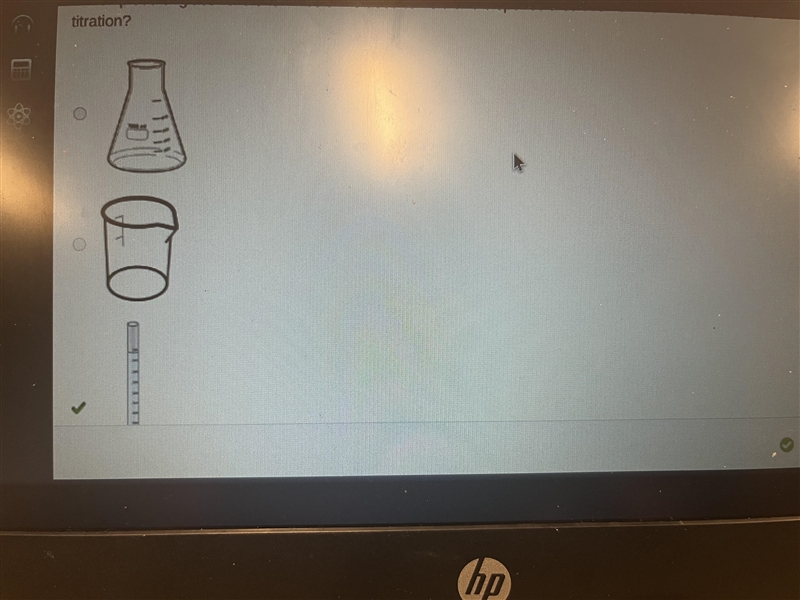 Which piece of glassware shown below is used to hold and dispense a solution of known-example-1