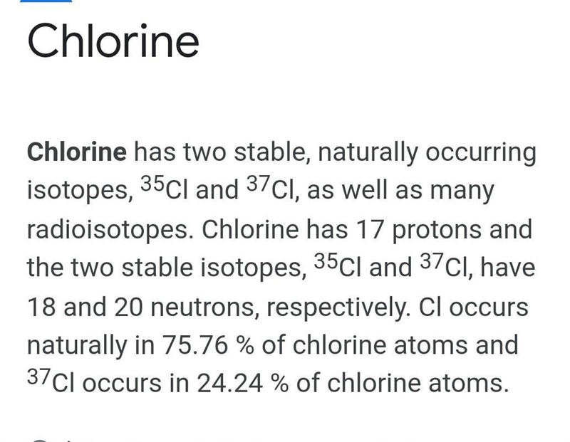 A certain element has only two naturally occurring isotopes: one with 18 neutrons-example-1