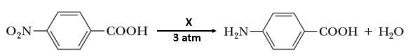 What is "X" in the following reaction?-example-1