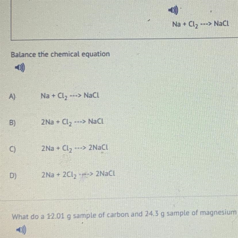 I need help Balance the chemical equation-example-1