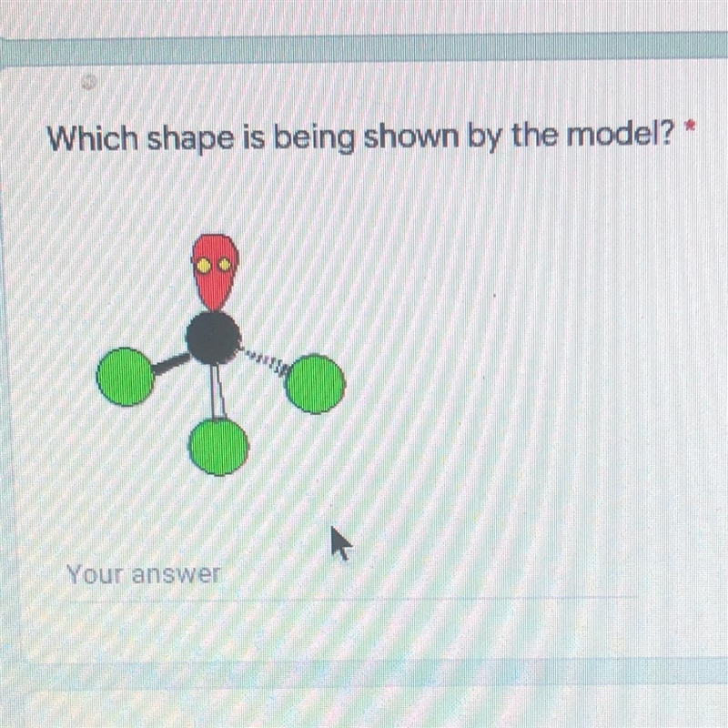 Which shape is being shown by the model?-example-1