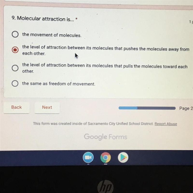 What is molecular attraction? Am I right?-example-1