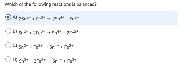 For the cell notation shown, which species is undergoing reduction?-example-1