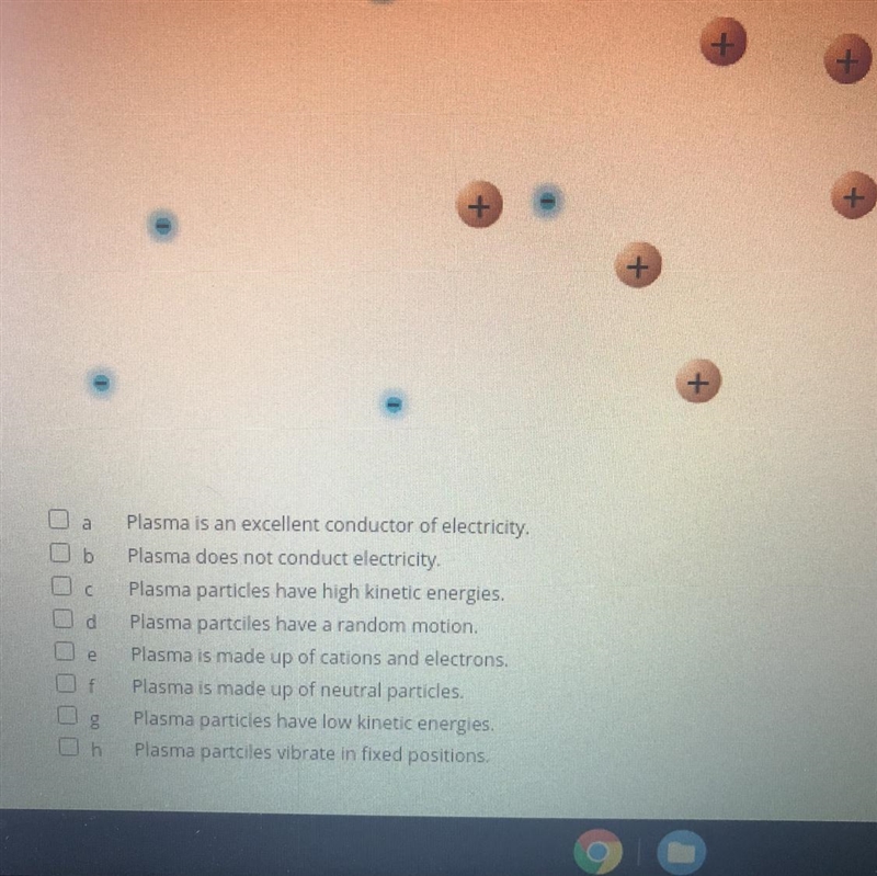 What statements below correctly describes plasma-example-1