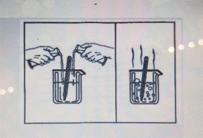 What can you conclude about the above reaction? * (1 Point) •It needs air •It releases-example-1