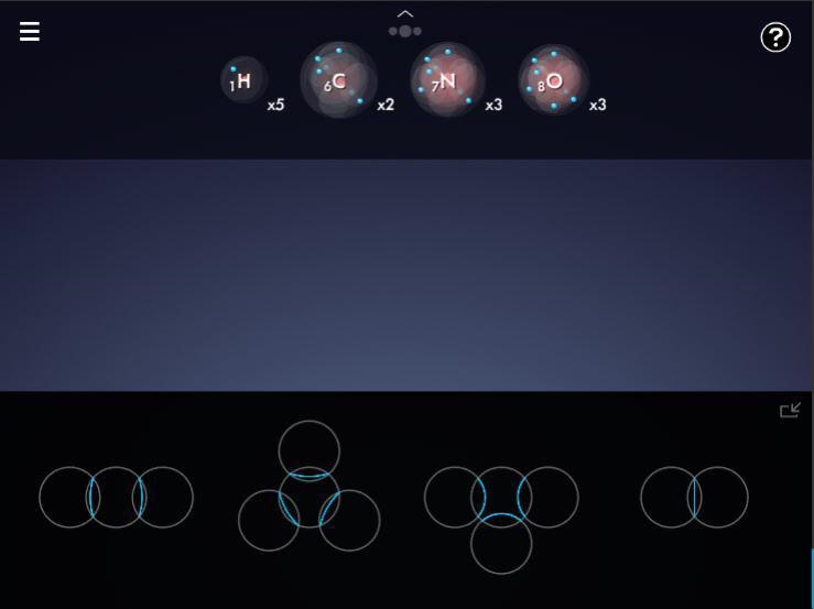 I need help with level 15 in covalent bonding in playmada collisions app.-example-1