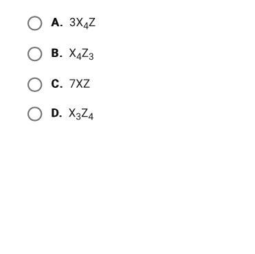 A metal ion (X) with a charge of 4+ is attracted to non metal ion (Z) with a charge-example-1