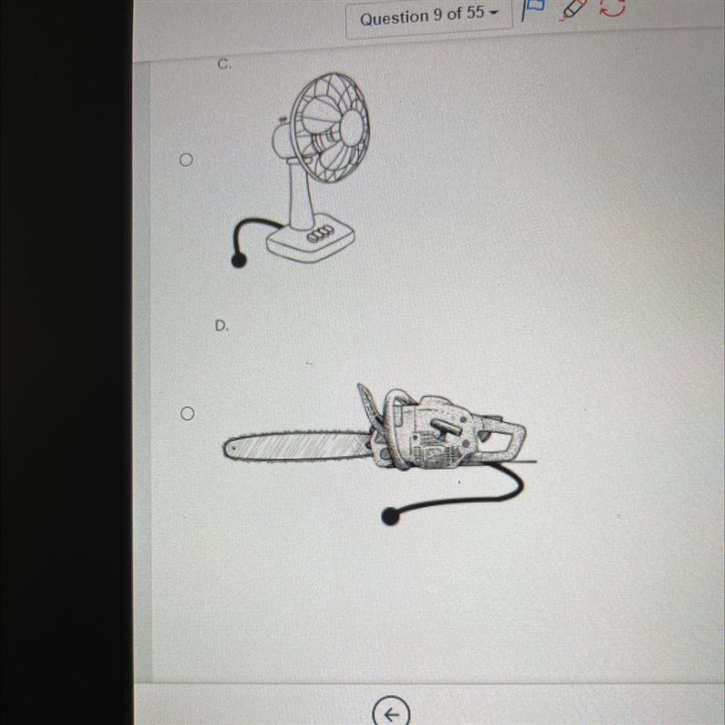 Which of these has the most potential electrical energy?-example-1